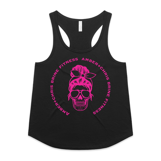 Female Skull Women's Active Blend Racerback