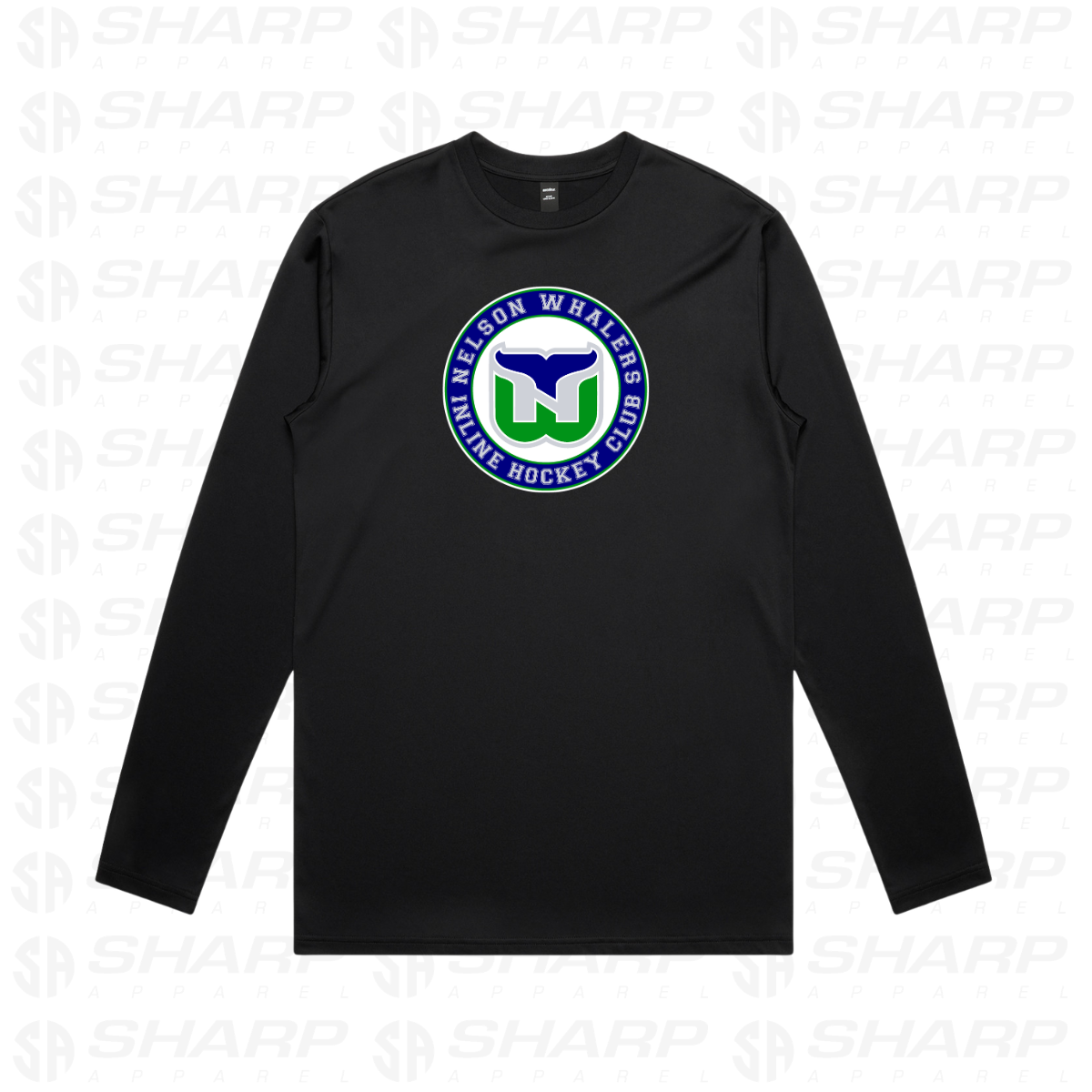 Whalers Original - Men's Active Tee L/S