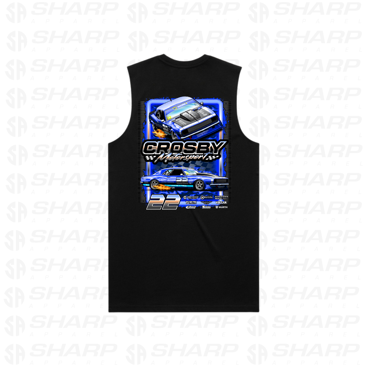 Crosby Motorsport 2026 - Men's Staple Singlet
