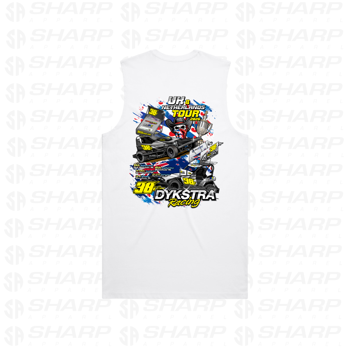 Zane Dykstra UK & NL Tour 26 - Men's Staple Singlet