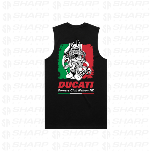 Nelson Ducati Owners Club - Men's Staple Singlet