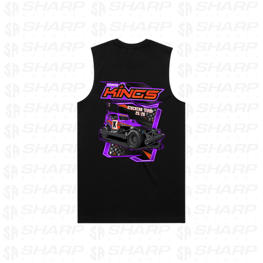 Kihikihi Kings Stockcar Team 2025/26 - Men's Staple Singlet