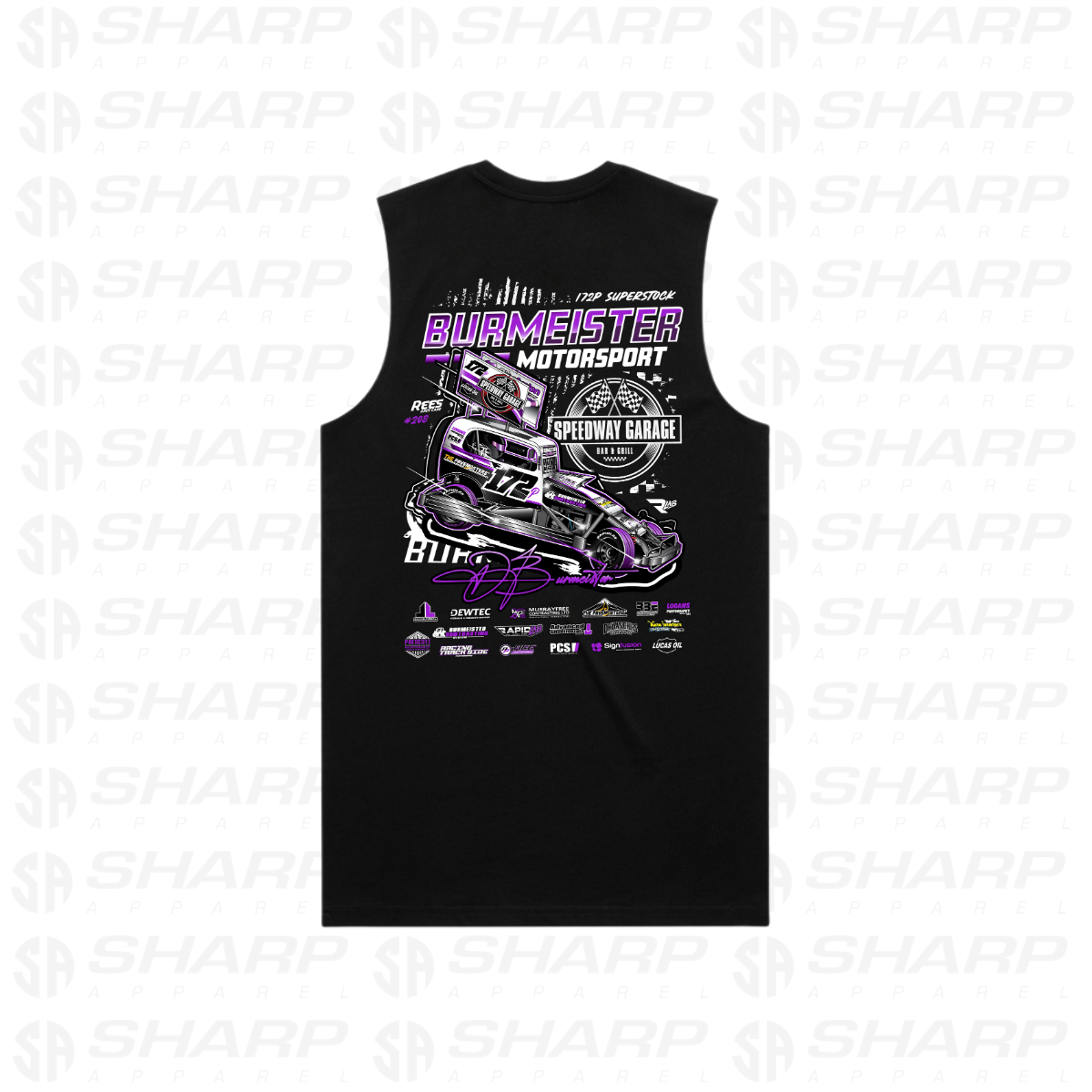 172p Burmeister Motorsport 2026/27 - Men's Staple Singlet