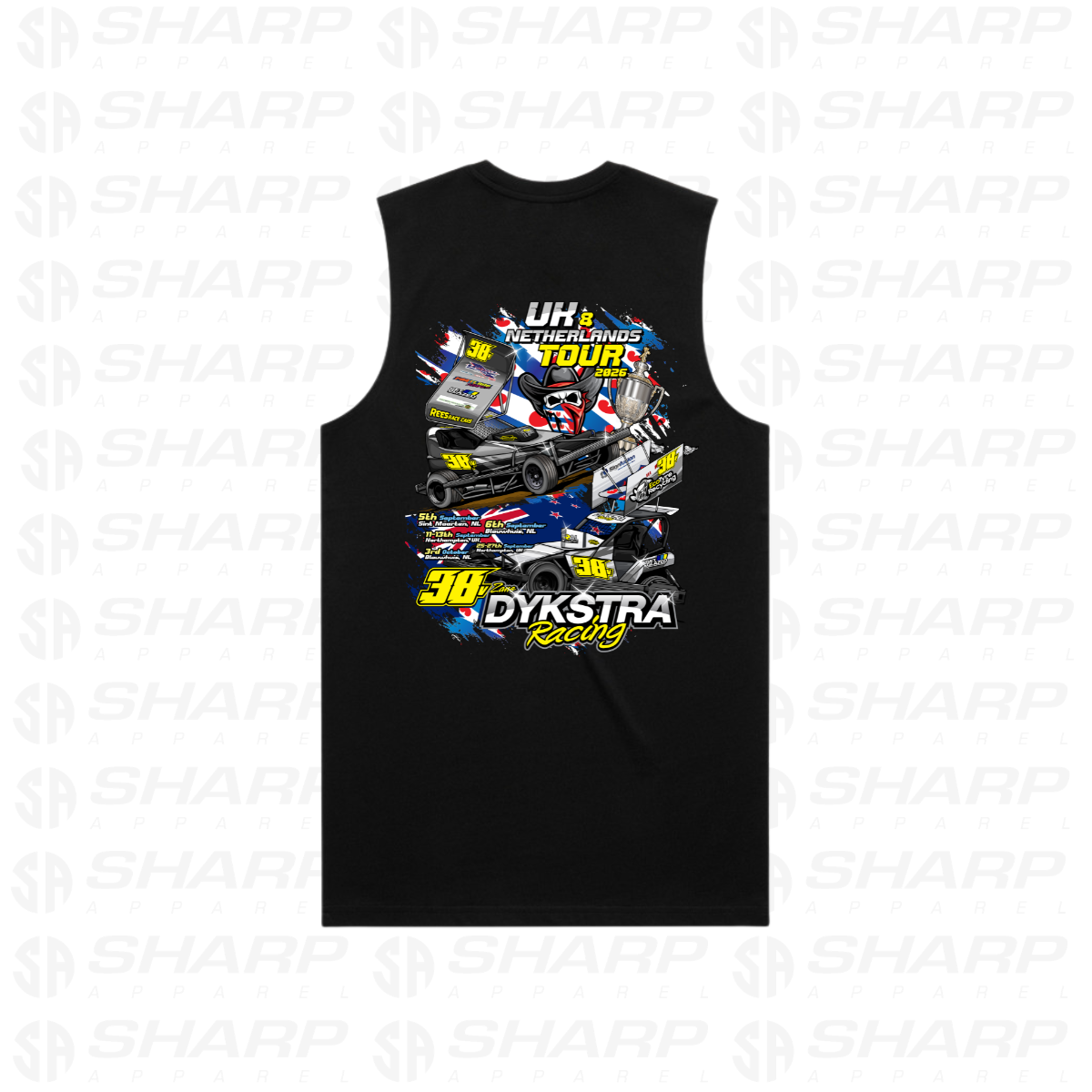 Zane Dykstra UK & NL Tour 26 - Men's Staple Singlet