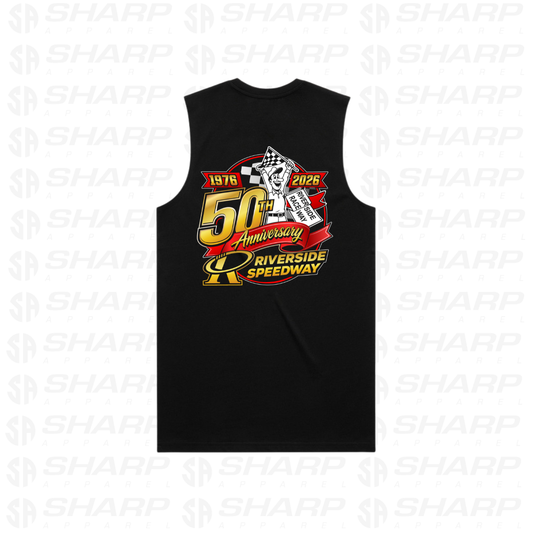 Riverside Speedway 50th - Men's Staple Singlet