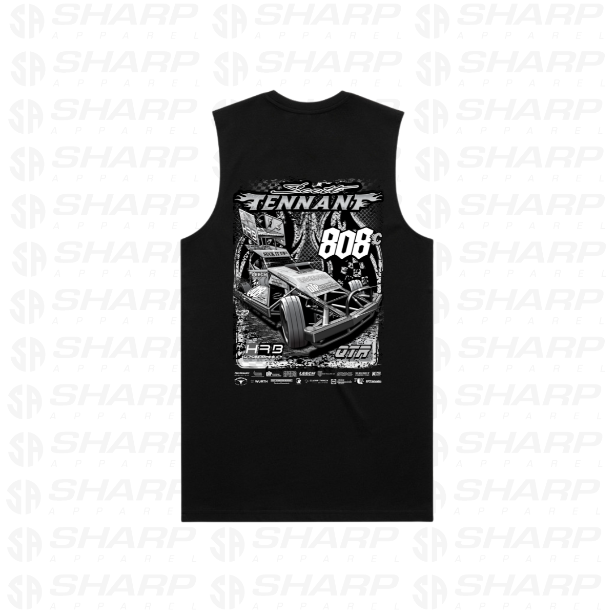 808 Mainline Ghost - Men's Staple Singlet