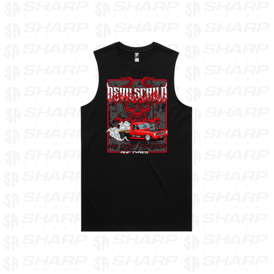 Devilschild Burnout Ute - Men's Staple Singlet