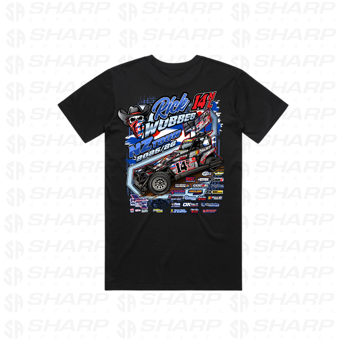 14nl Rick Wobbes NZ Tour 2025/26 - Kids Tee