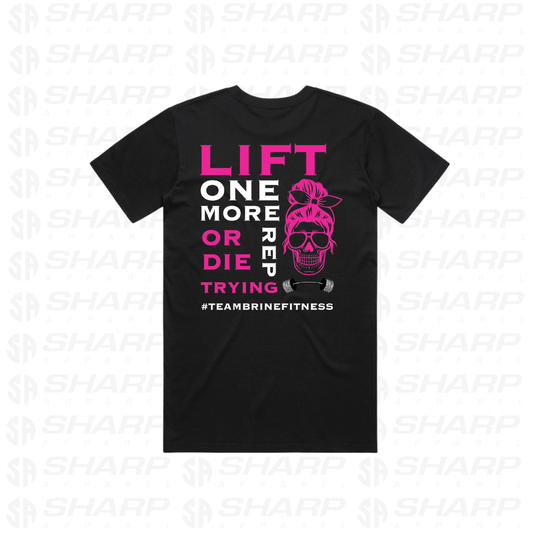 Female Skull Lift One More Rep - Adults Tee