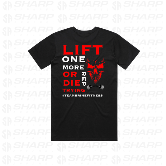 Male Skull Lift One More Rep - Adults Tee