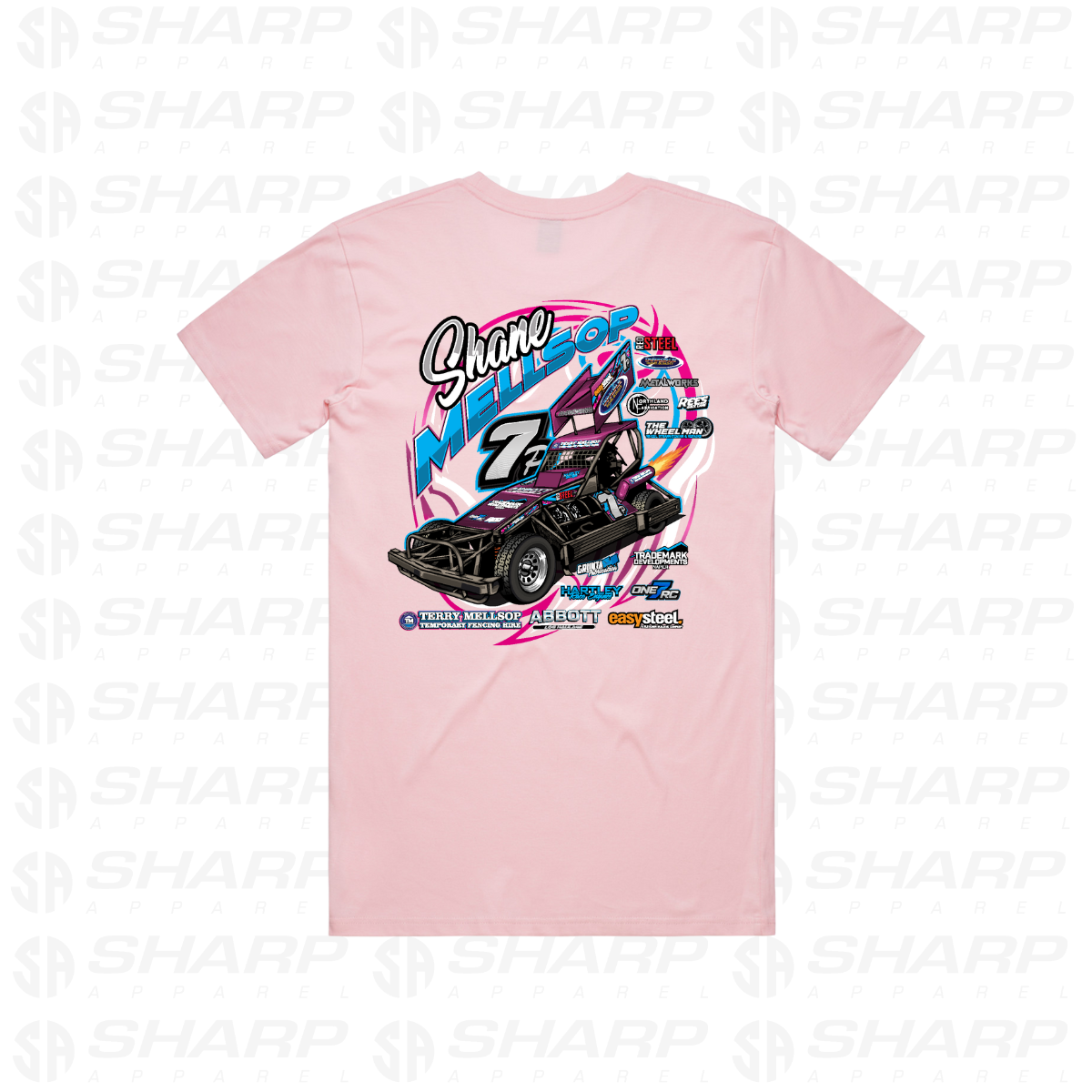 7p Mellsop Motorsport 2025/26  - Adults Tee