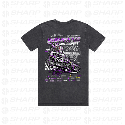 172p Burmeister Motorsport 2026/27  - Adults Stone Wash Tee