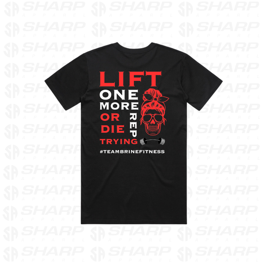 Female Skull Lift One More Rep - Adults Tee