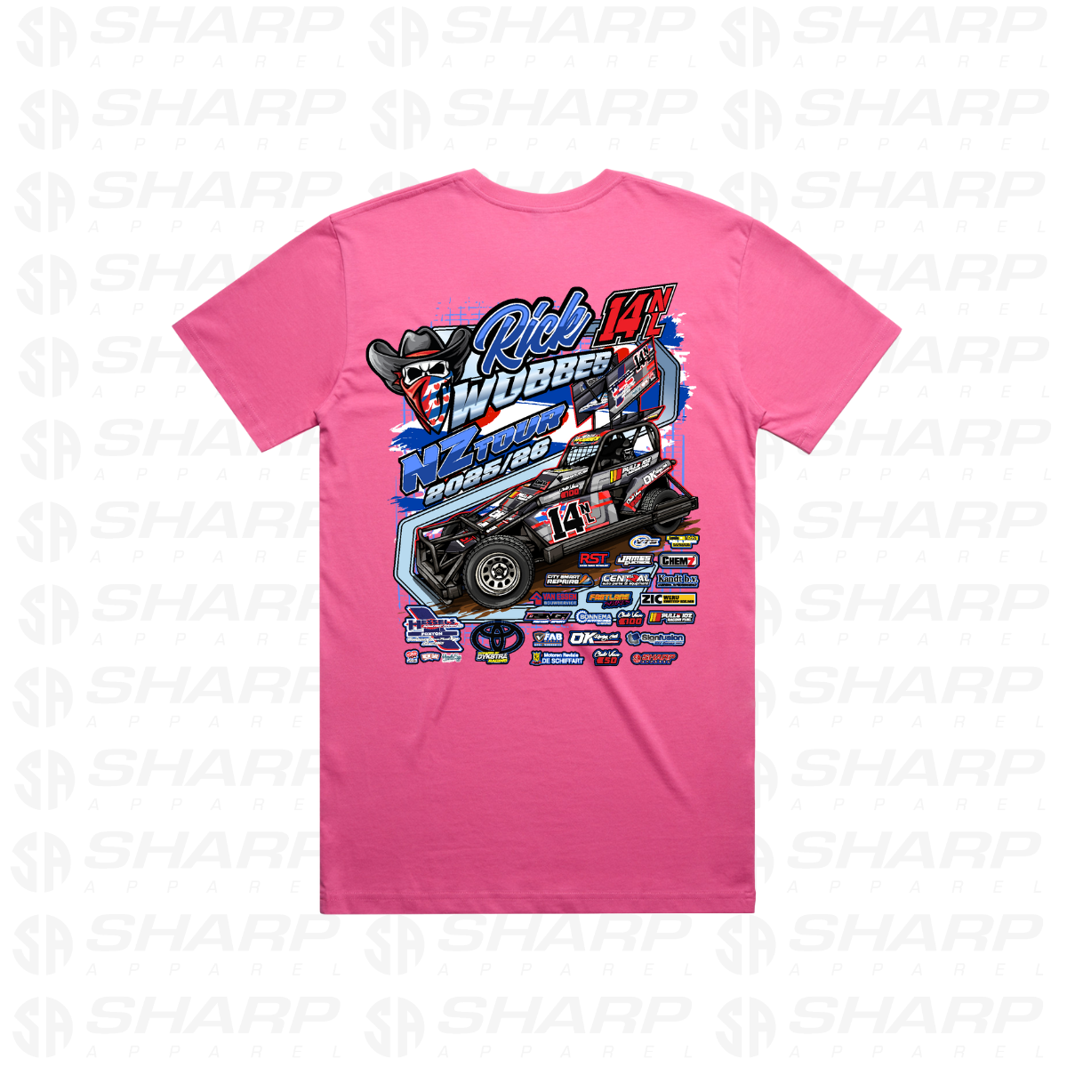 14nl Rick Wobbes NZ Tour 2025/26 - Kids Tee