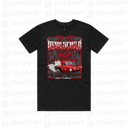Devilschild Burnout Ute - Adults Tee