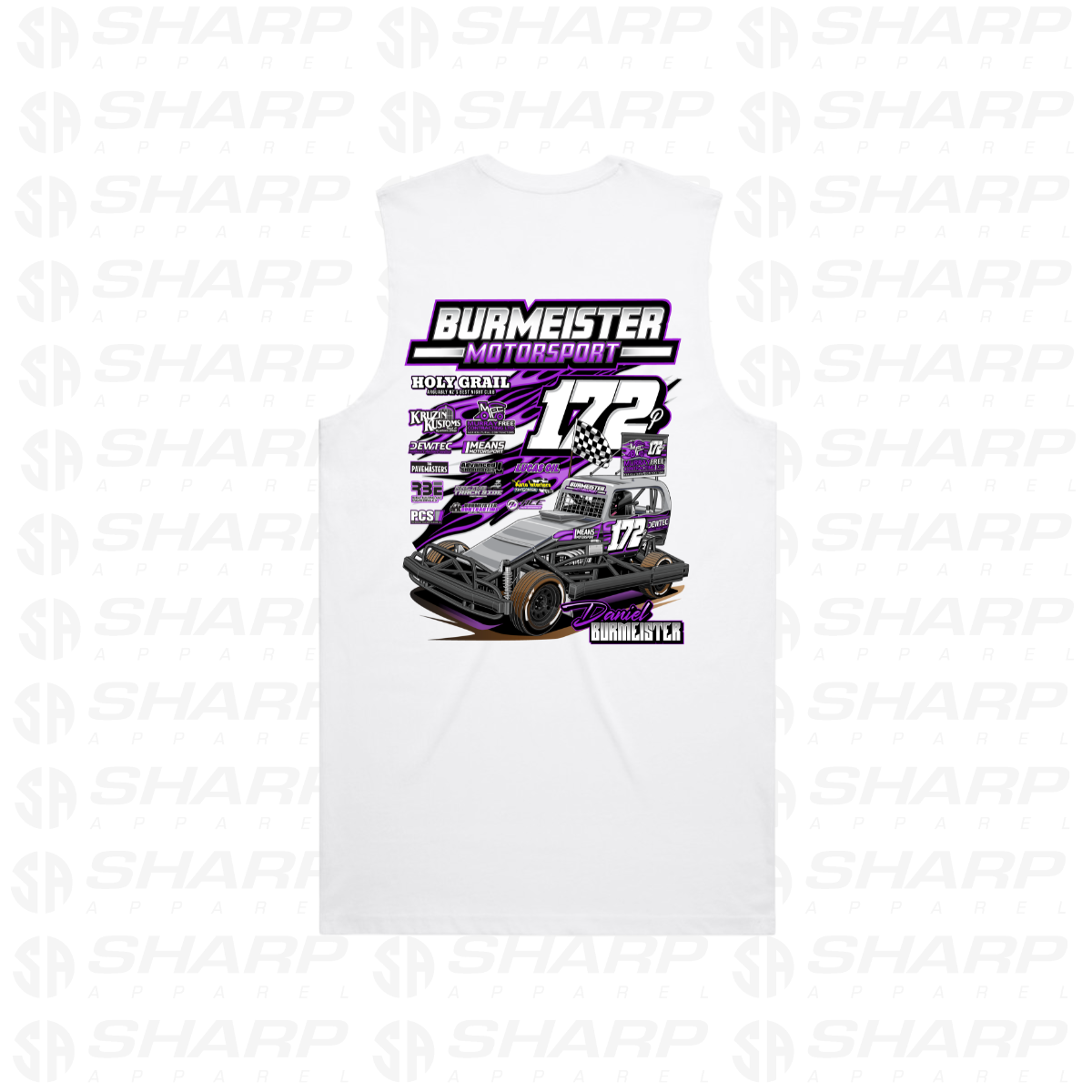 172p Burmeister Motorsport 2025/26 - Men's Staple Singlet
