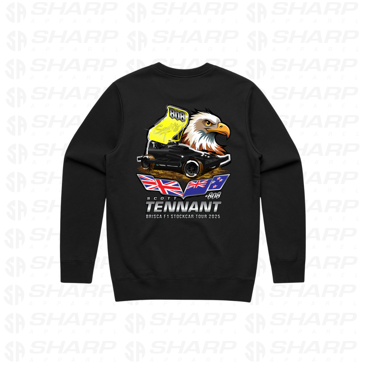 808 UK Tour 2025 - Adults Crew Neck