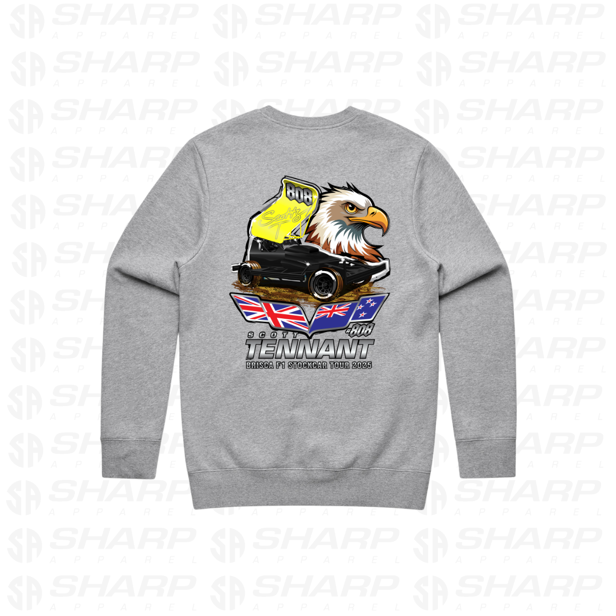 808 UK Tour 2025 - Adults Crew Neck