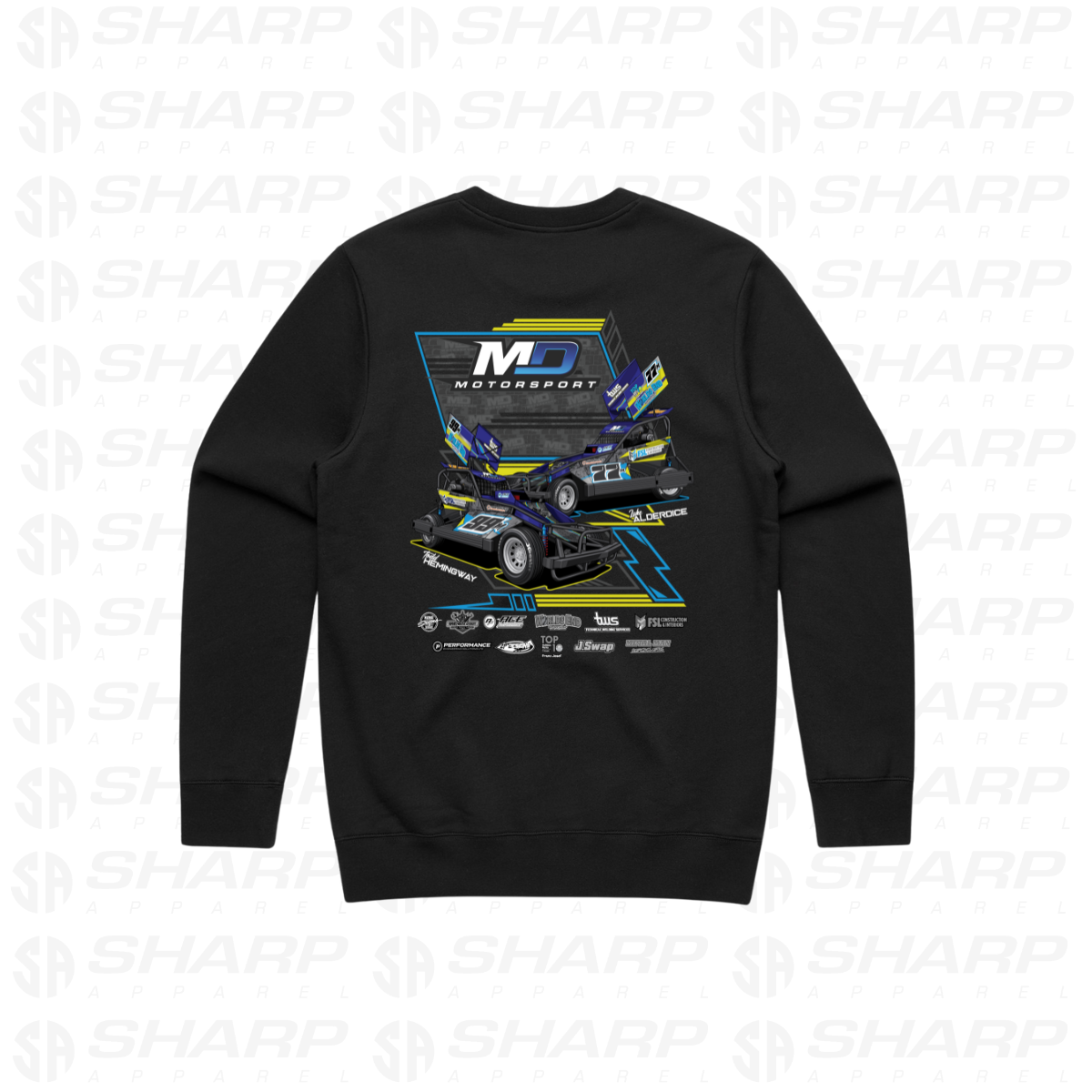 MD Motorsport 2025/26 - Adults Crew Neck