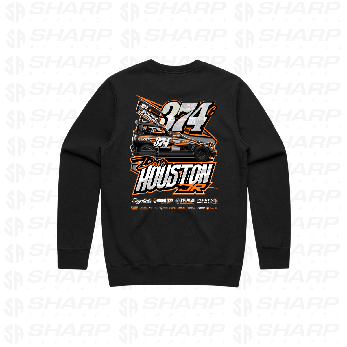 374c Dave Houston Jr 2025/26 - Adults Crew Neck