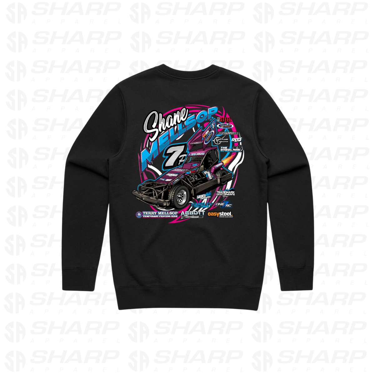 7p Mellsop Motorsport 2025/26 - Adults Crew Neck