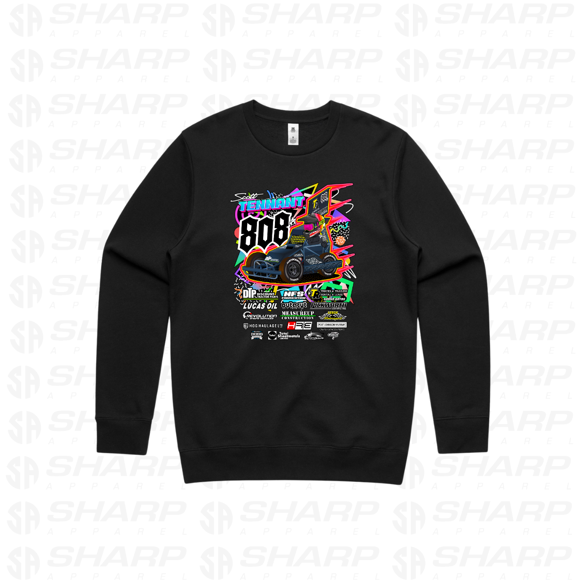 808 Memphis - Adults Crew Neck