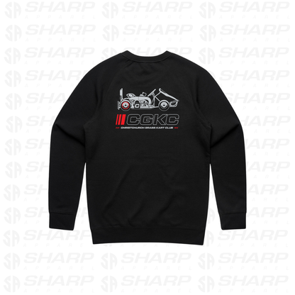 Christchurch Grass Kart Club - Adults Crew Neck