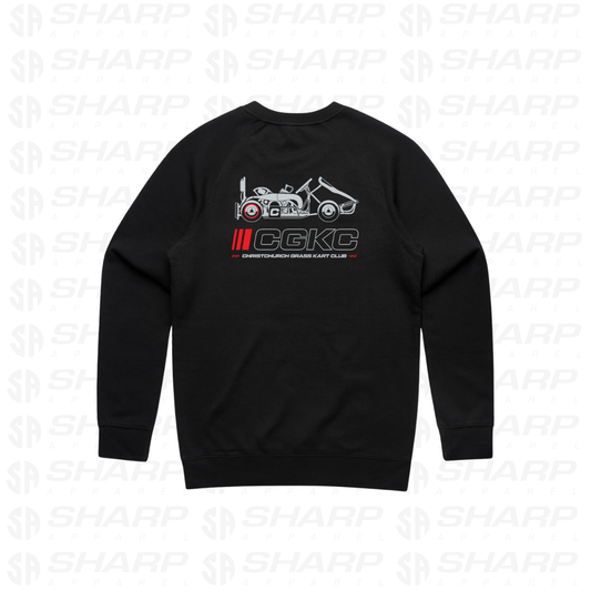 Christchurch Grass Kart Club - Adults Crew Neck