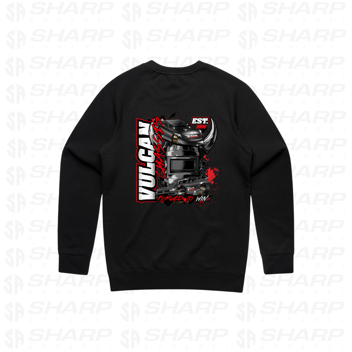 Vulcan Chassis - Adults Crew Neck