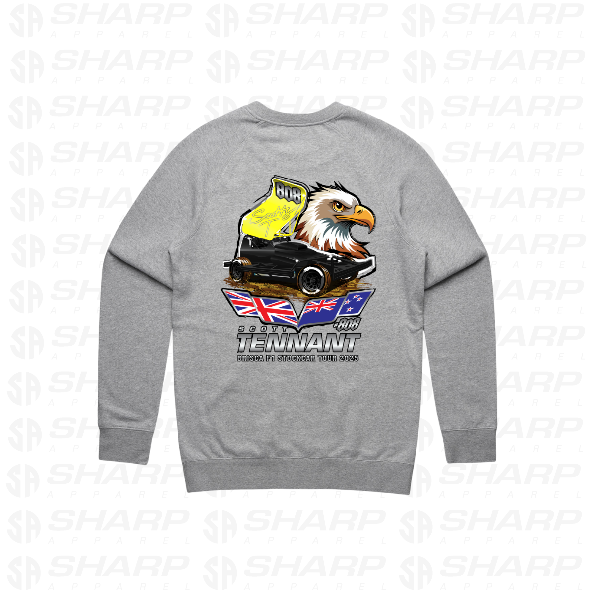 808 UK Tour 2025 - Adults Crew Neck