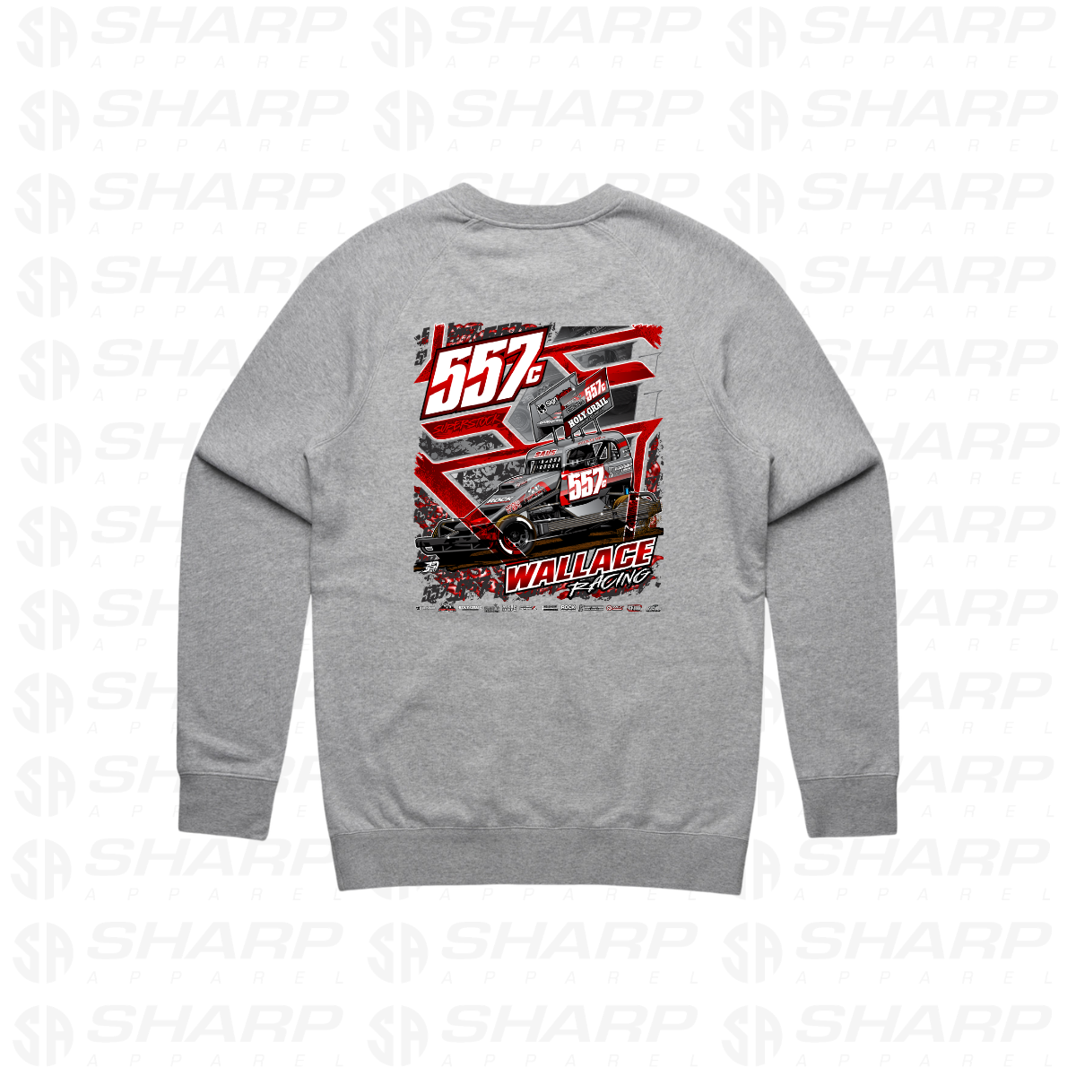 Darrel Wallace 557c - Adults Crew Neck
