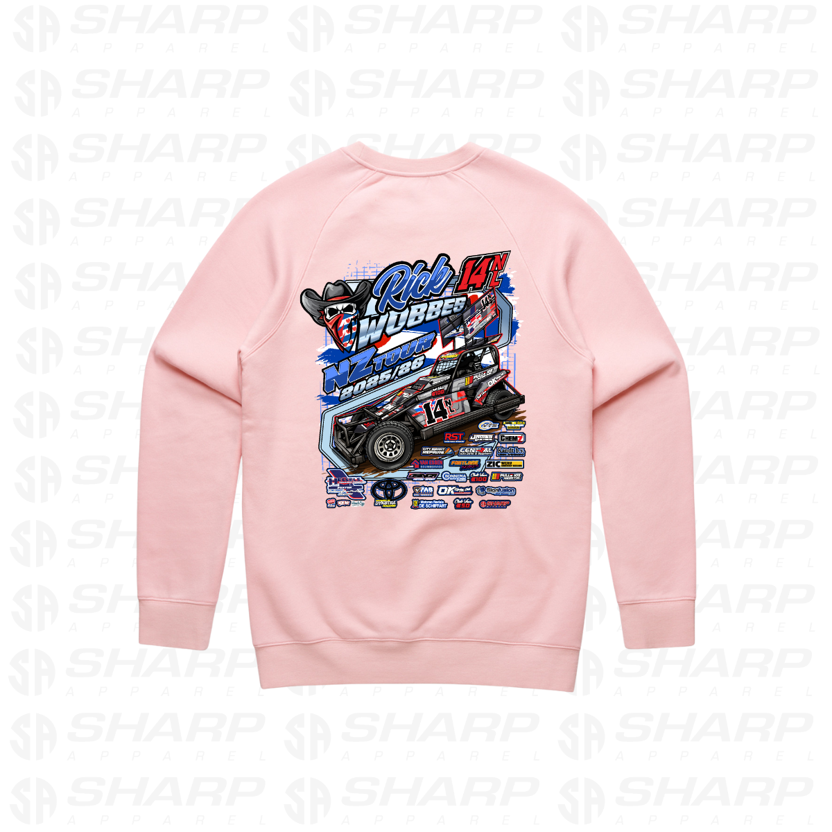 14nl Rick Wobbes NZ Tour 2025/26 - Adults Crew Neck