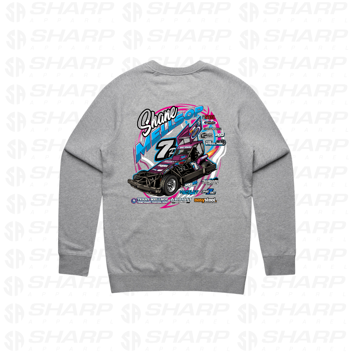 7p Mellsop Motorsport 2025/26 - Adults Crew Neck