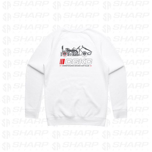 Christchurch Grass Kart Club - Adults Crew Neck