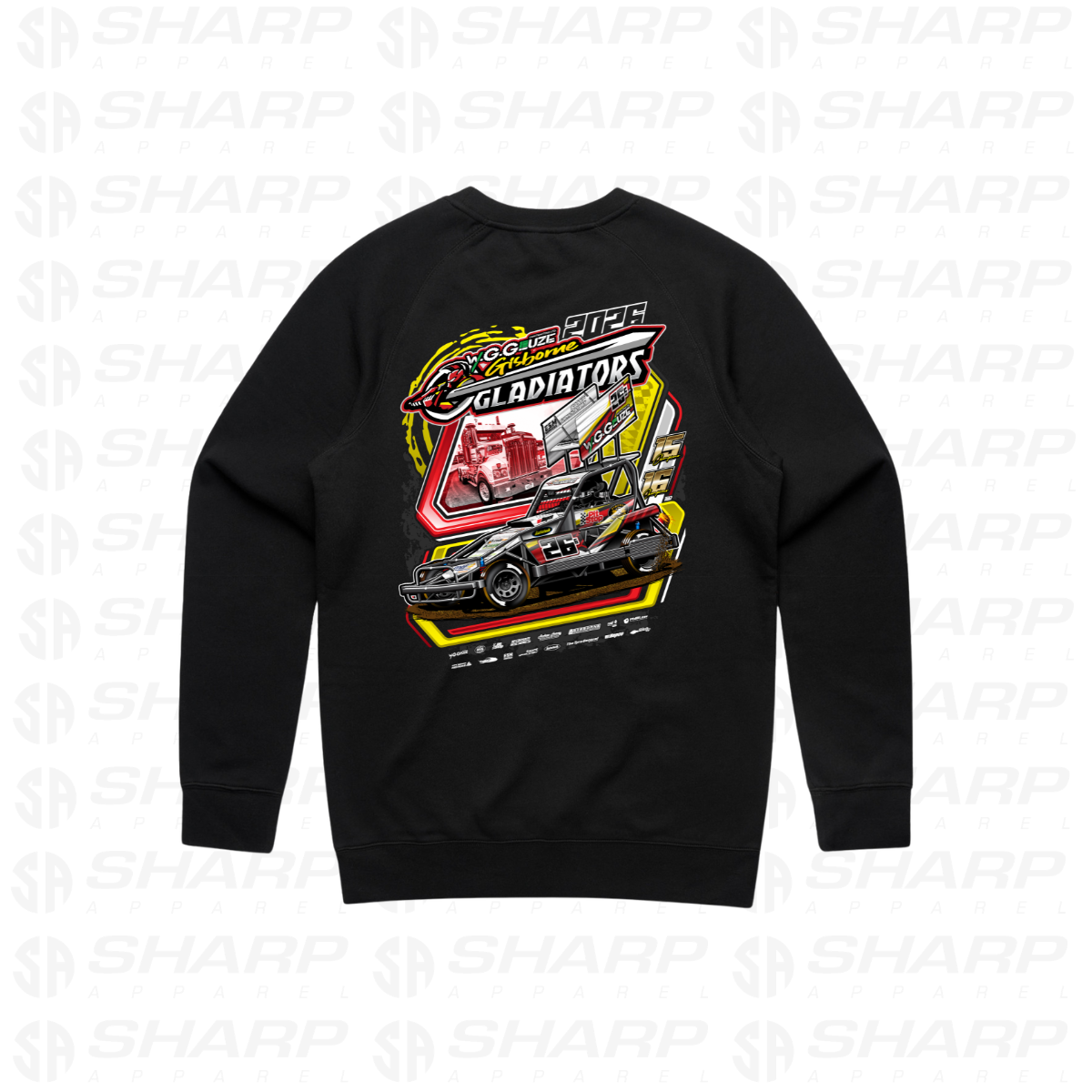 Gisborne Gladiators 2026 - Adults Crew Neck