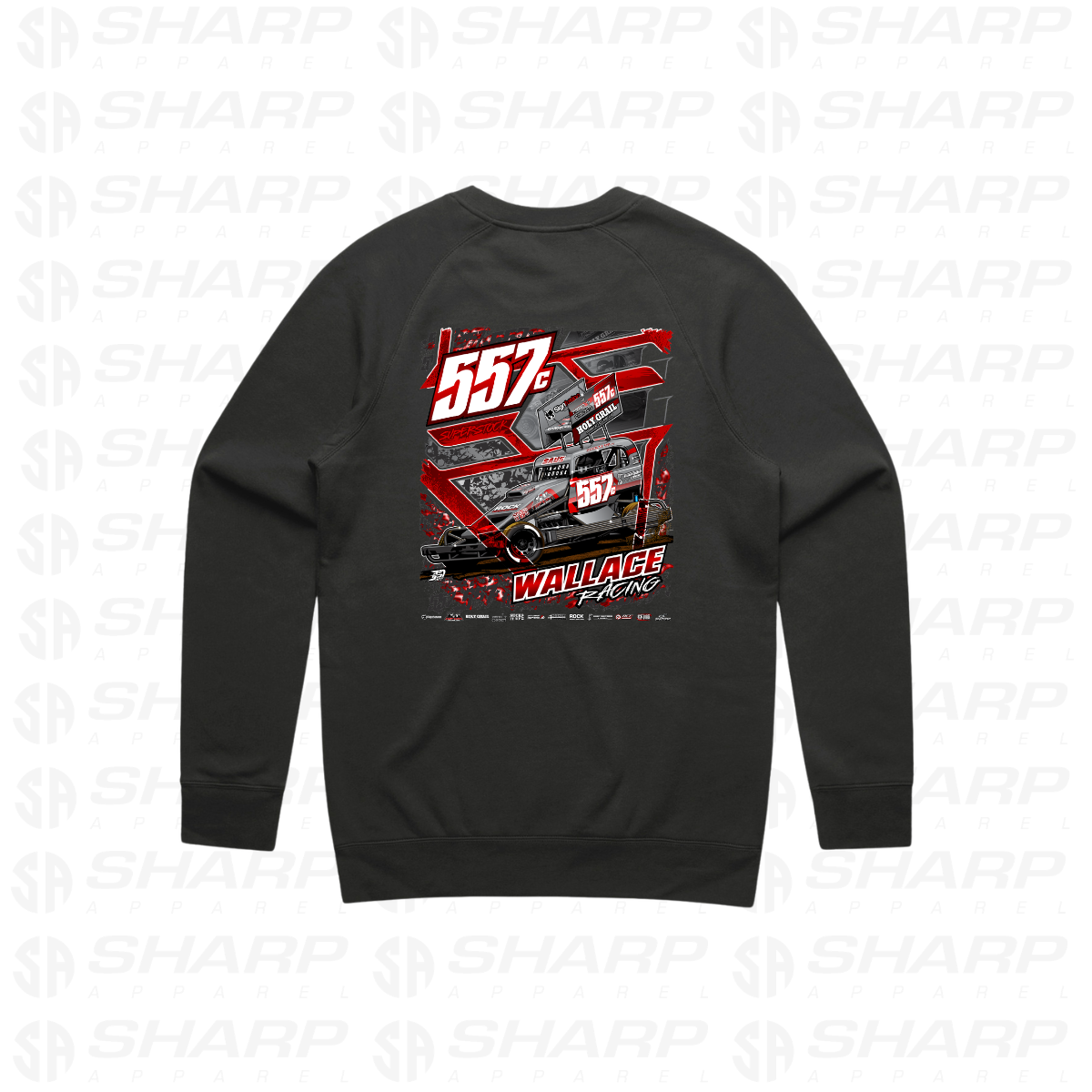 Darrel Wallace 557c - Adults Crew Neck