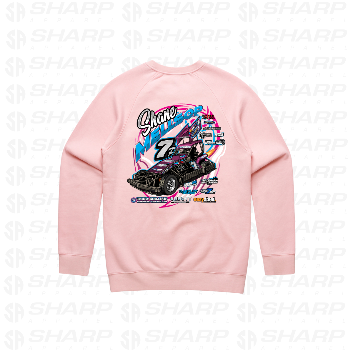 7p Mellsop Motorsport 2025/26 - Adults Crew Neck