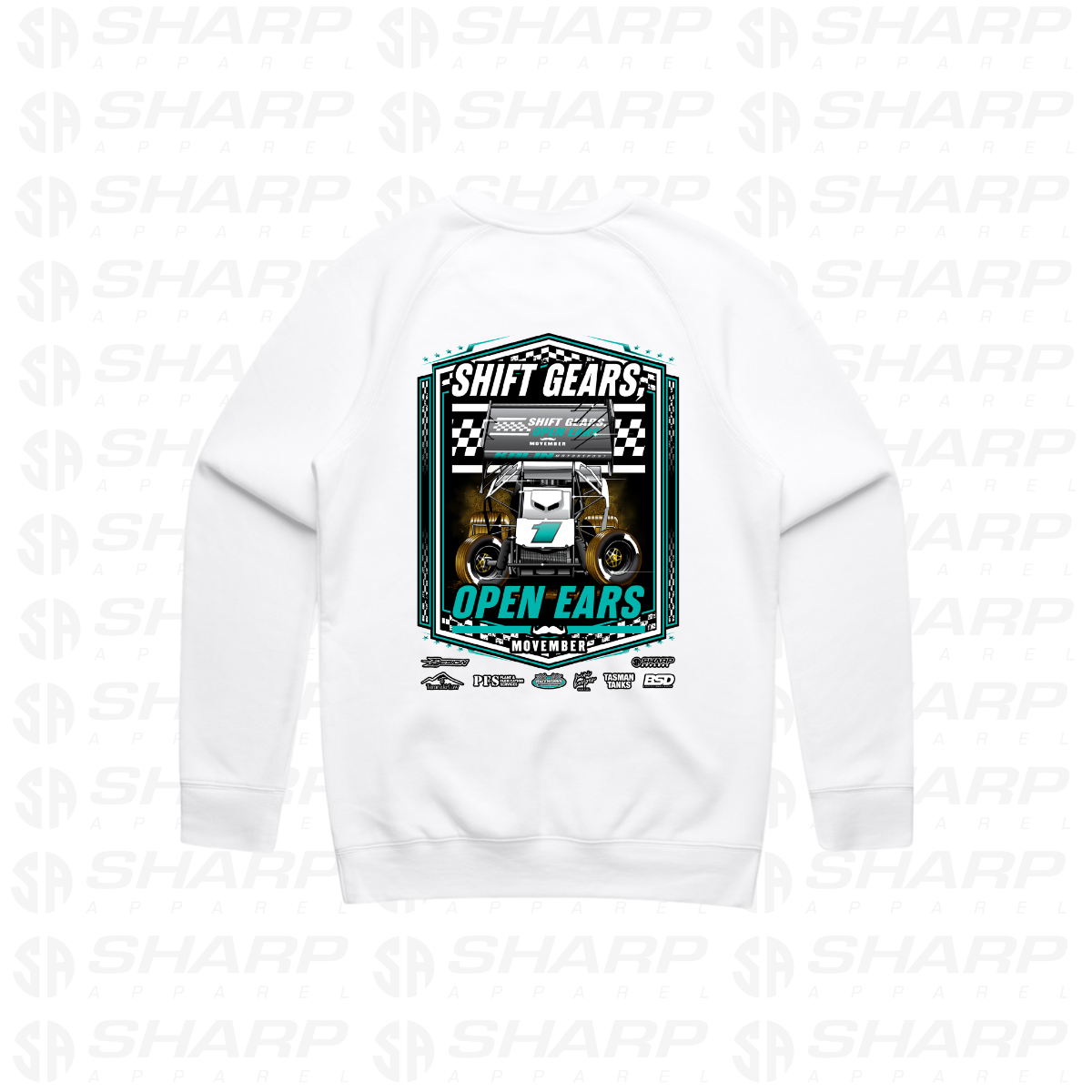 Kalin Motorsport Movember Adults Crew Neck