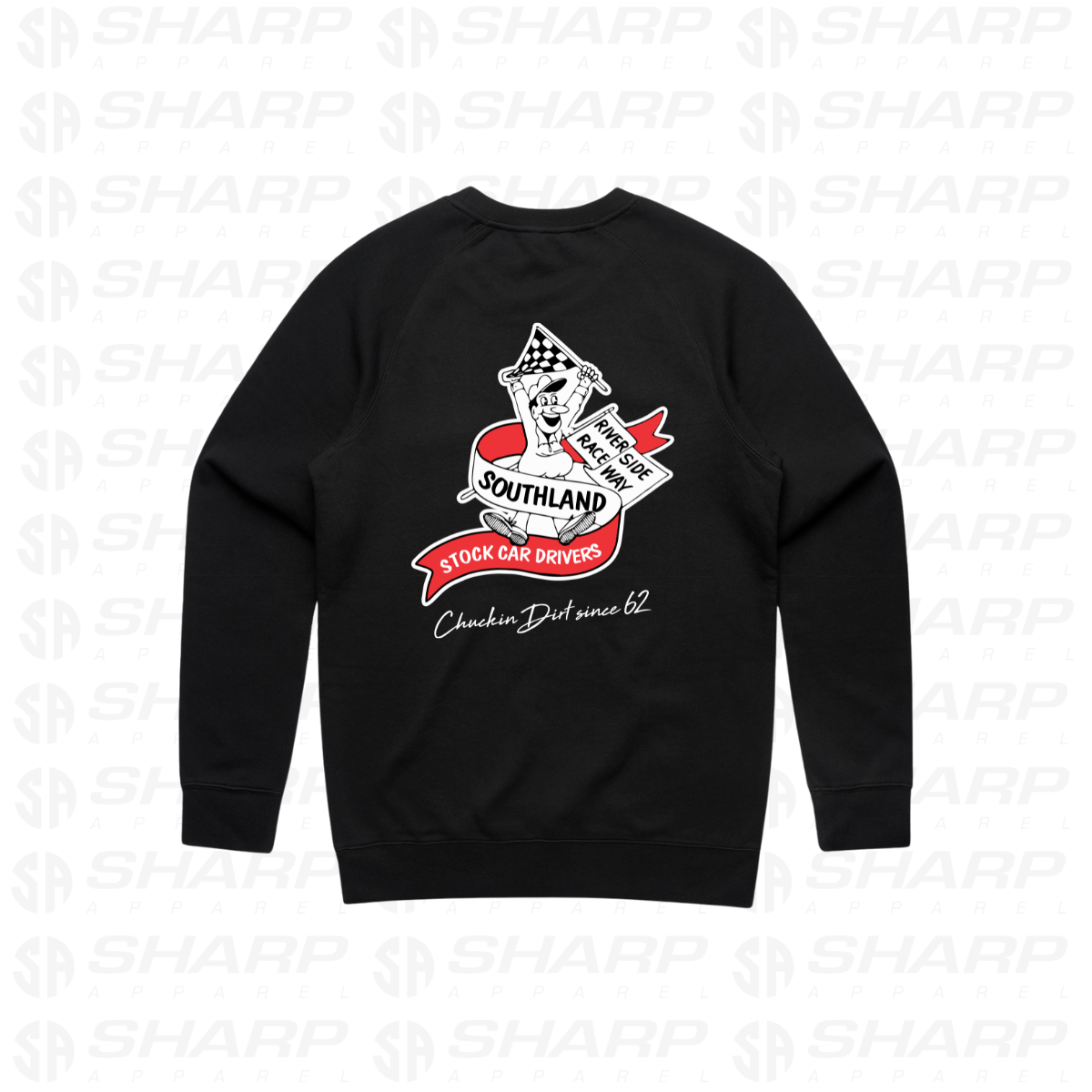 Riverside Speedway - Adults Crew Neck