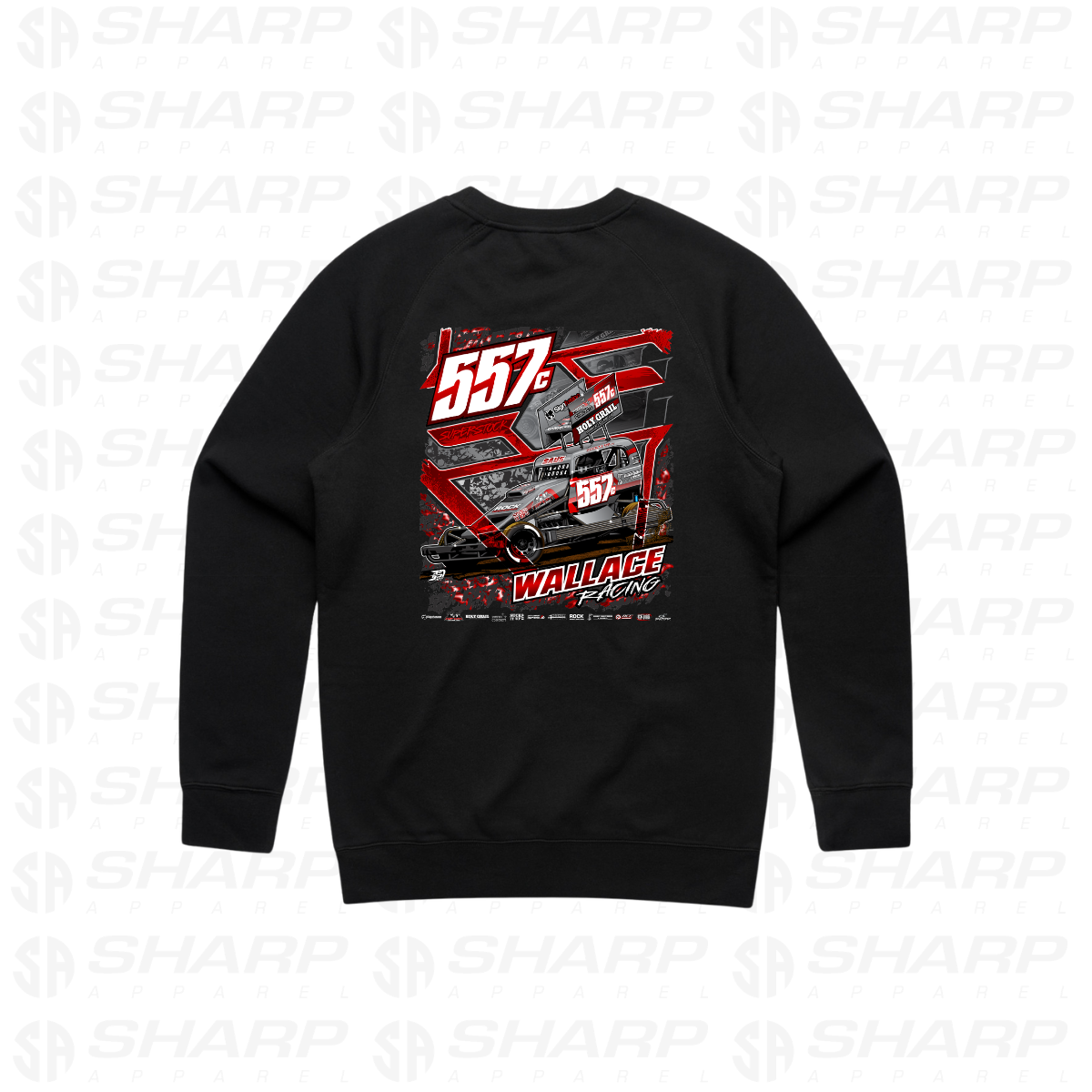 Darrel Wallace 557c - Adults Crew Neck