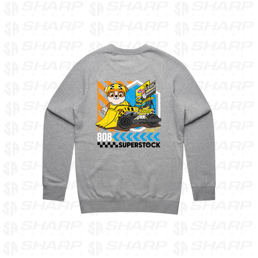 808 Mascot - Adults Crew Neck
