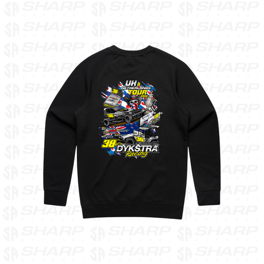 Zane Dykstra UK & NL Tour 26 - Adults Crew Neck