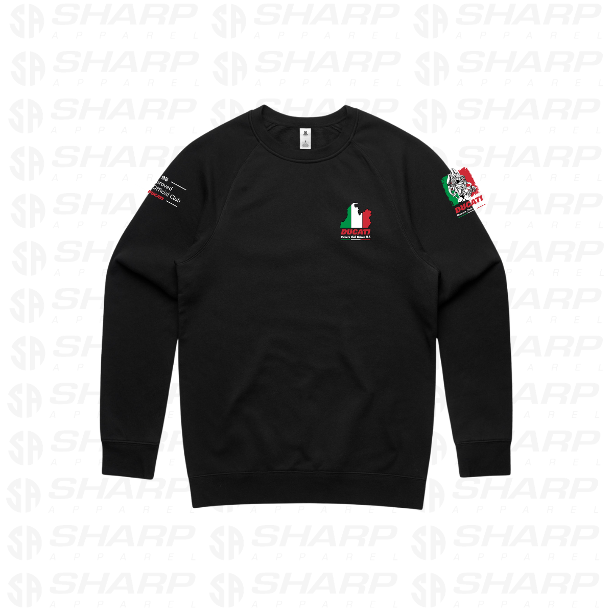 Nelson Ducati Owners Club - Adults Crew Neck