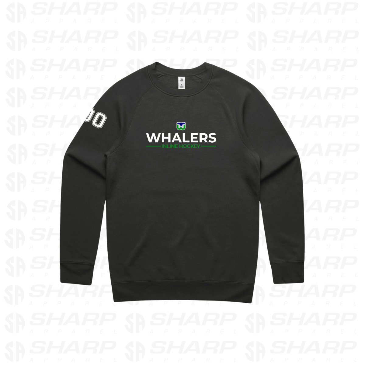 Whalers Modern - Adults Crew Neck
