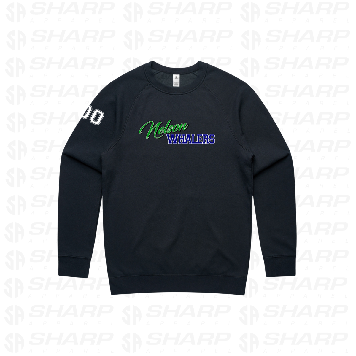 Whalers Varsity - Adults Crew Neck