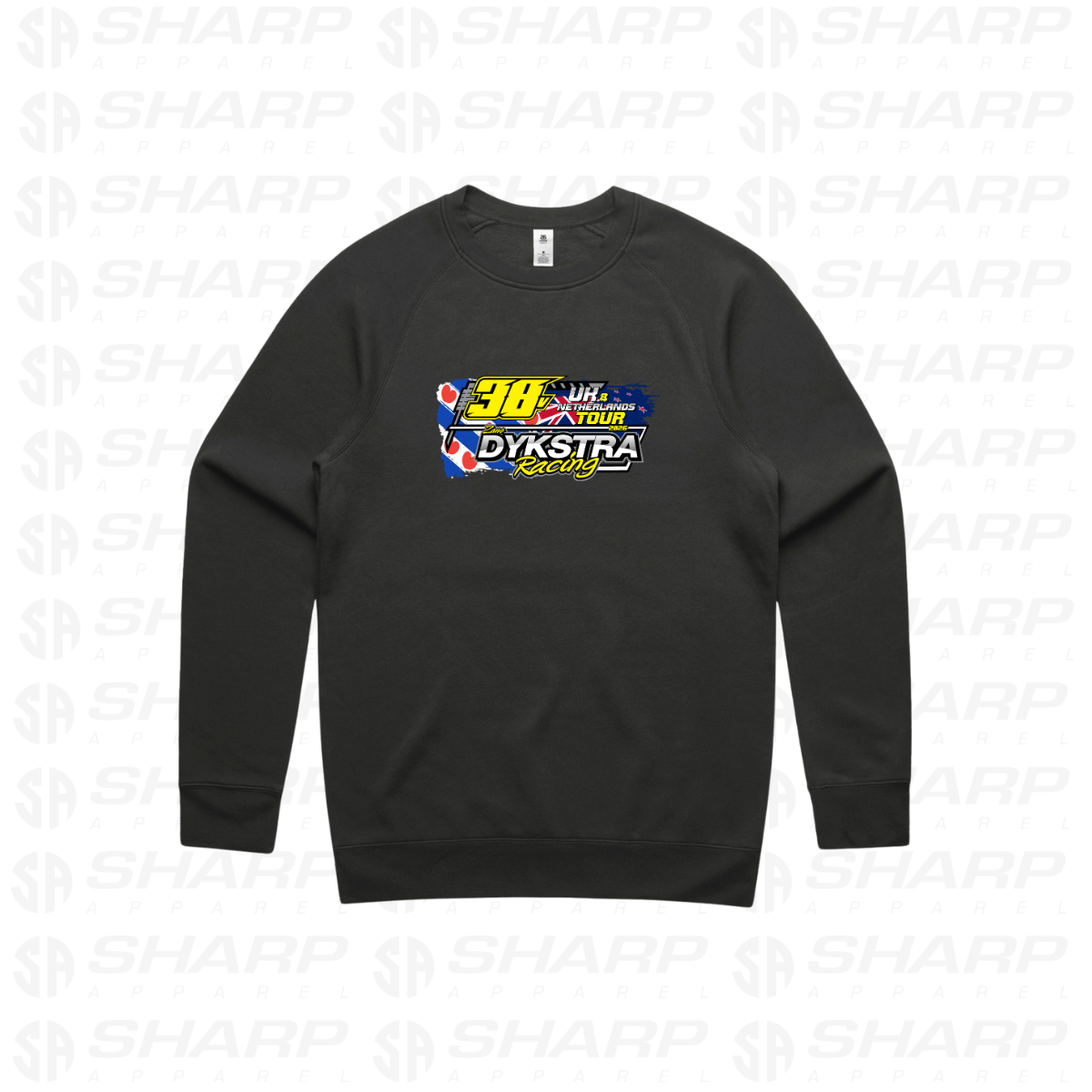 Zane Dykstra UK & NL Tour 26 - Adults Crew Neck