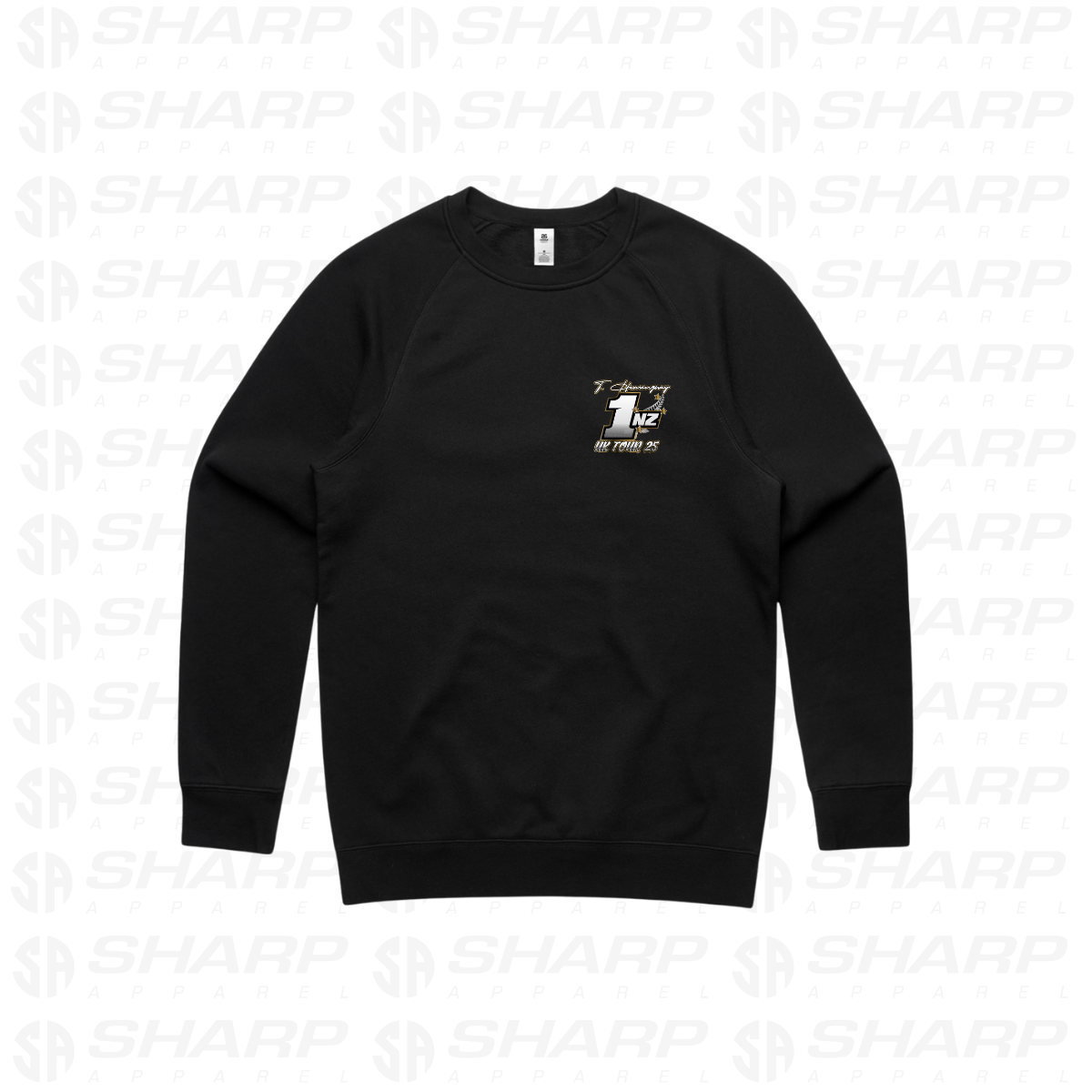 Todd Hemingway 1nz UK Tour Adults Crew Neck