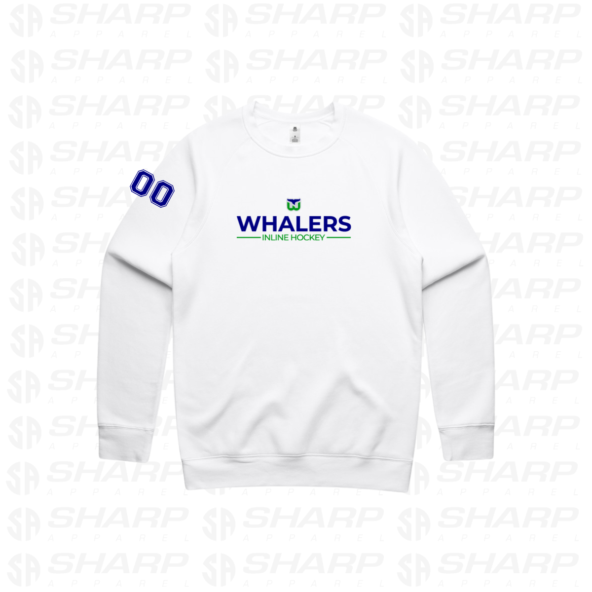 Whalers Modern - Adults Crew Neck