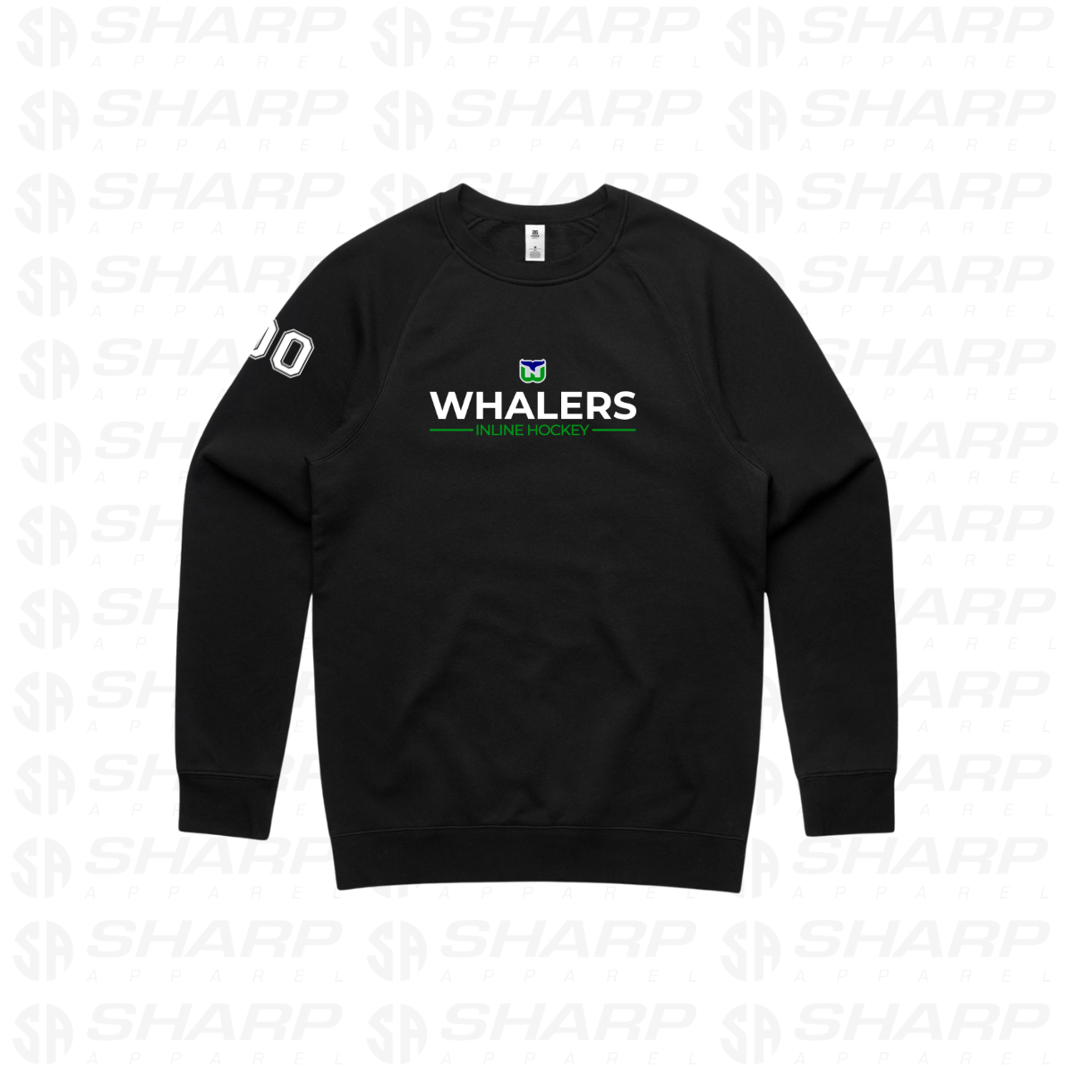 Whalers Modern - Adults Crew Neck