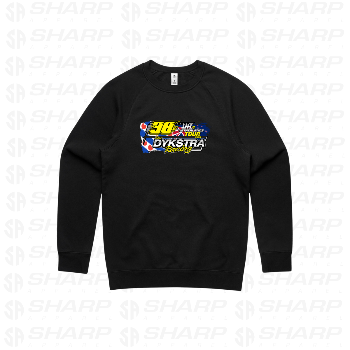 Zane Dykstra UK & NL Tour 26 - Adults Crew Neck